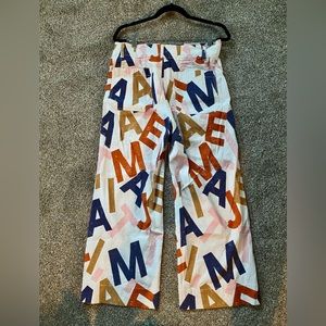 Anthropologie j’taime pants! NWOT
